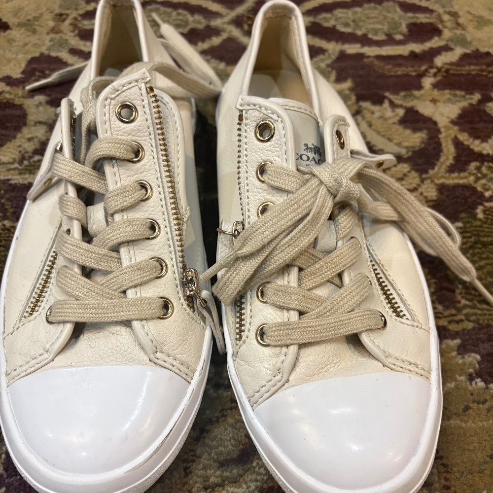Rare Coach leather sneakers